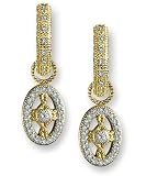 Marquis Flower Diamond Pave Charms