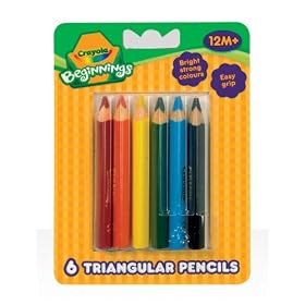 Crayola Beginnings - Triangular Pencils (6 Pack)