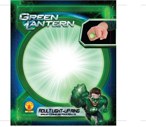 Rubie's Costume Co Men's Green Lantern Adult Light Up Ring