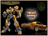Single Source Party Supplies - Transformers Cake Edible Icing Image #1 - 8.0" x - 10.5" Rectangular