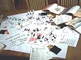RPG Gamer's Kit Ultimate: 3 Battle Grid Game Mats, 9 Markers, 3 Erasers, 18 Miniature Figures, One Pound (100+) Polyhedral Dice, and 3 Dice Bags