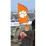 Clemson Tigers NCAA Post Flag