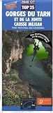 Gorges du Tarn ~ IGN Top 25 2640OT  (The Outstanding All Weather Map)