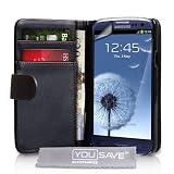 Samsung Galaxy S3 Accessories I9300 PU Leather Wallet Case Cover With Screen Protectorby Yousave Accessories