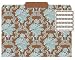 Blue Bouquet Decorative File Folders Set