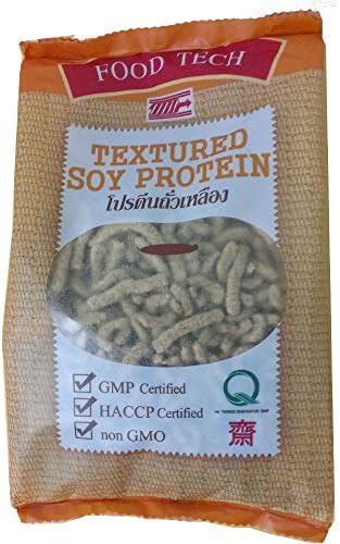 Organic Defatted Textured Soy Protein Nuggets Chunks for Vegetarian Food Stew Meal 5.3 oz (150g)