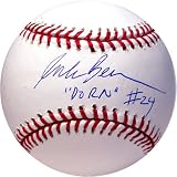 Corbin Bernsen Autographed #24 & Dorn Inscription Baseball