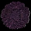 Moss Charger Dinner Plate (12"), Metallic Deep Purple - 6 Pack
