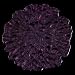 Moss Charger Dinner Plate (12"), Metallic Deep Purple - 6 Pack