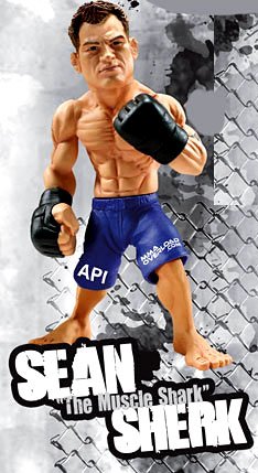 51%2BjgfnNtdL Round 5 World of MMA Champions UFC Series 2 Action Figure Sean Muscle Shark Sherk