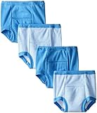 Gerber Little Boys' 4 Pack Training Pants - Blue
