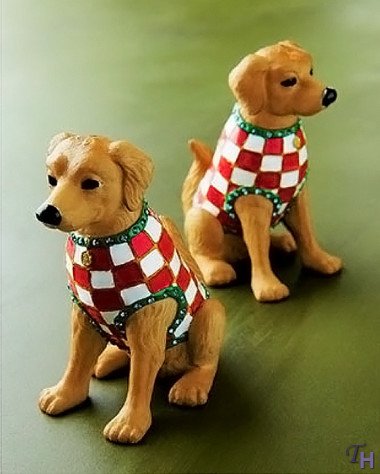 Godinger Golden Retriever Salt and Pepper