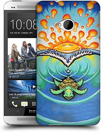 Official Drew Brophy Tiny Turtle Surf Art 2 Hard Back Case for HTC One M7