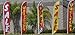 SALE (red/white) 15ft Feather Banner Swooper Flag Kit Sign - INCLUDES 15FT POLE KIT w/GROUND SPIKE