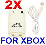 2x USB Rechargeable Battery Pack for Xbox 360 controller charger with USB C ....