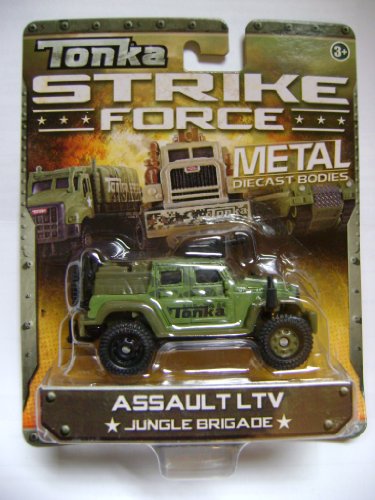 Tonka Strike Force Metal Diecast Bodies. Assault LTV. Jungle Brigade. 1:55 Scale.