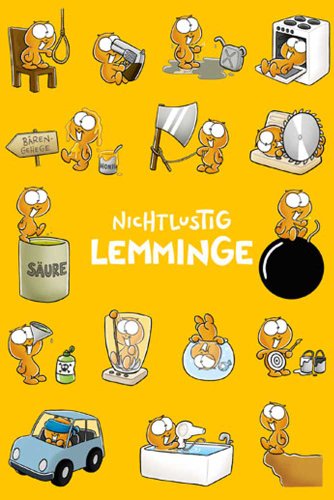 Empire 524034 Nichtlustig - Lemminge Fun Spa&szlig; - Druck - Maxi-Poster - Gr&ouml;sse 61 x 91.5 cm Preisvergleich