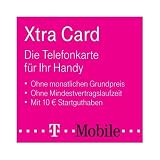 T-Mobile XtraCard PrePaid Karte mit 10 Euro Startguthaben - 