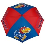 NCAA Kansas Jayhawks 62-Inch WindSheer Hybrid Umbrella