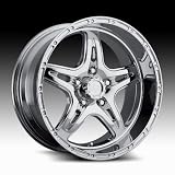 17 x 8.5 Polished Ninja Star Aluminum Trailer Wheel by Allied International