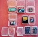 Plastic 4-way Card Case & Holder for SD CF SM MMC Flash Media Memory Cards - 6 pack (no memory cards included)