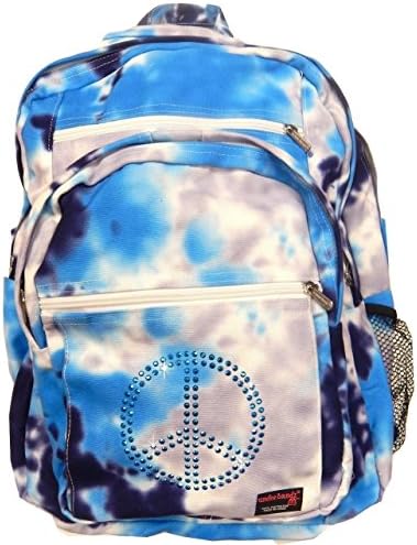 Tie Dye Peace Sign Backpack