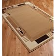 X Large: Encore Minstral in sandy beige and brown 200 x 290cm (63 x91in)