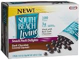 South Beach Living Snack Pack Delights Dark Chocolate Covered Soynuts, 7-Pack Boxes (Pack of 4)
