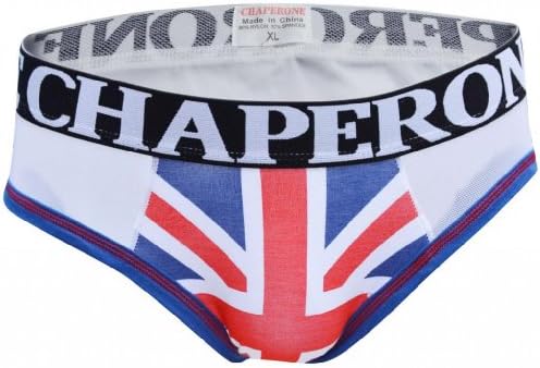 Chaperone Boys England Breathable Nice Underwear Briefs - White M