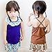 Girl's Lace Collar Tank Tops and Floral Shorts Clothes Sets