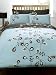 Noveela Duck Egg Double Bedding Quilt Duvet Cover Covers 2 Designs For Price Of 1 reversible