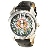 Ed Hardy Mens Leather Strap Watch by Ed Hardy