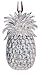 Colonial Williamsburg Annual Sterling Silver Pineapple Ornament