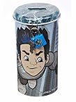 cylindrical metal coin bank - small g.one