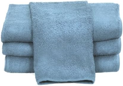 Towels by Doctor Joe Sky Blue 15" x 25" China Soaker, Pack of 12