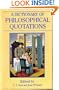 A Dictionary of Philosophical Quotations (Blackwell Reference)
