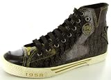CHRISTIAN AUDIGIER Ed Hardy Mens Logo Faux Patent Leather High Top Shoes Sneakers Cocoa Reviews 51%2BkD79DYOL. SL160 CHRISTIAN AUDIGIER Ed Hardy Mens Logo Faux Patent Leather High Top Shoes Sneakers Cocoa Reviews