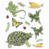 Instant Murals Animal Designs 14 Garden Turtle, Frog, Butterfly Wall Stickers Instant Murals Animal Designs 14 Garden Turtle, Frog, Butterfly Wall Stickers