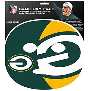 NFL Green Bay Packers Game Day Face Decal