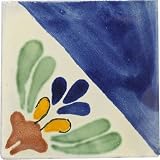 Mexican Tile - 4x4 Coyoacan Talavera
