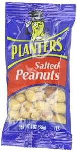 Planters Peanuts, Salted, 1-Ounce Bags (Pack of 144)
