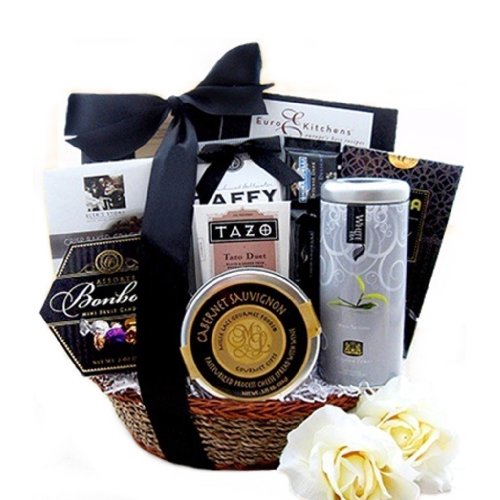 Best in Elegance Gourmet Snack Food Basket - Christmas Holiday Gift Idea