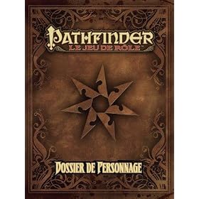 Blackbook �ditions - Pathfinder JDR - Dossier de Personnages
