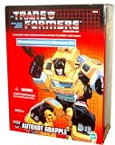 - 	 Transformers Year 2003 Commemorative Series VI Generation 1 Re-Issue 5 Inch Tall Robot Action Figure - Autobot GRAPPLE with Arc Welder Rifle, 3 Rockets and 2 Fists (Vehicle Mode : Construction Crane)
