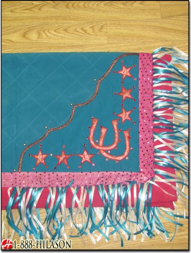 Saddle Blanket/pad/ Western/ Show/ Rodeo/ Barrel Racing