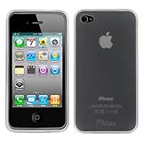 GTMax Matte Clear Durable Soft Gel Skin Cover Case for Apple iPhone 4 4G 16 ....