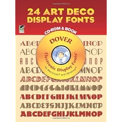 24 Art Deco Display Fonts