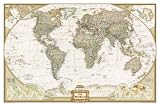 World Executive Wall Map Laminated (World Maps) (National Geographic)