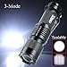 Enjoydeal Mini 1200LM CREE Q5 Zoomable LED Flashlight Hiking Torch Lamp Black 3 Modes