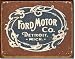 Ford - Historic Logo Metal Tin Sign 16 X 12.5